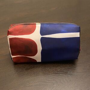 Red and Blue Abstract Pouch